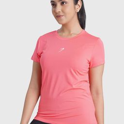 FUAARK Women Stretchex Solid Round Neck Slim Fit T-shirt-picture-13