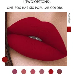 CIVAKI Set Of 6 Ultra Smooth Liquid Lipstick - 3 ml Each - Shade 01-02-03-04-05-06 image 4