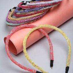 VOGUE PANASH Women Multicoloured Set Of 12 Embellished Hairband-16