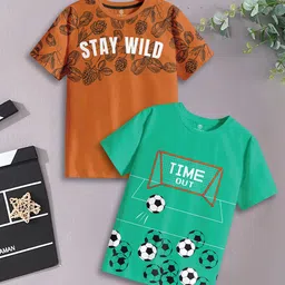 CODEZ Boys 2 Pure Cotton T-shirt-image-89