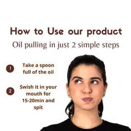 Coco Crush Cold Pressed Coconut & Lemon Oil For Pulling With Copper Tongue Cleaner -200ml image 3