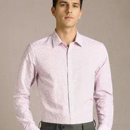 Louis Philippe Slim Fit Floral Printed Long Sleeves Formal Shirt-picture-33