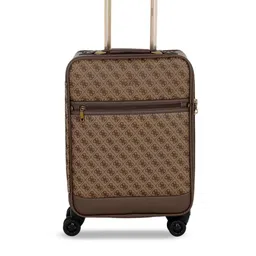 GUESS Printed Soft Suitcase Trolley Bag-10