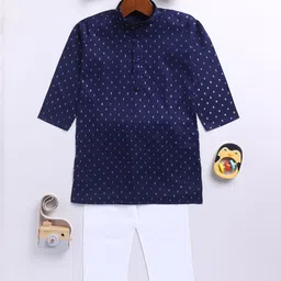JBN Creation Boys Ethnic Motifs Printed Kurta With Trouser-25
