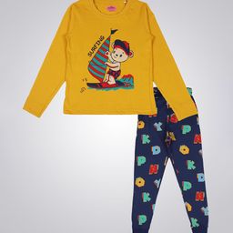 Arshia Fashions Boys Printed Round Neck Night Suit-image-42