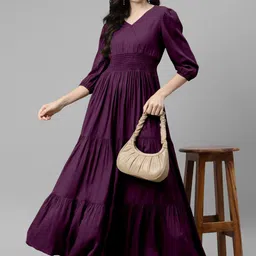 Raiyani Enterprise Women Solid Daily Anarkali Kurta-picture-46