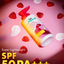 MCaffeine Raspberry Body Lotion SPF 50- 200 ml image 4