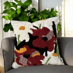 LUSHLYF Multicoloured Set of 4 Quirky Square Cushion Covers image 2