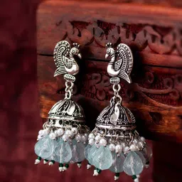 aadita Beaded Classic Jhumkas-13