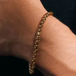 LITCHI Men Link Stainless Steel Bracelet-image-73