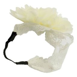 BAESD Infant Girls Flower Detail Laced Elastic Hairband-image-21