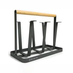 WAABI - SAABI Grey Metal Glass Holder-28
