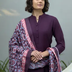 SHREE LAXMINARAYAN EXPORT Women Kurti with Trousers & With Dupatta image 2