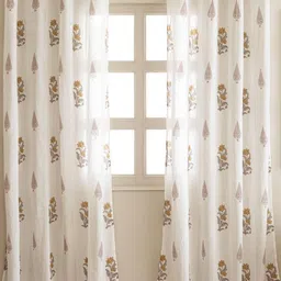 The Home Story Set of 2 Cotton Sheer Window Curtain-image-61