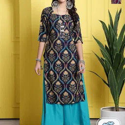 7Threads Pack Of 3 Floral Printed Straight Kurta-picture-26