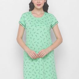 AV2 Green Maternity Printed Nightdress-image-85