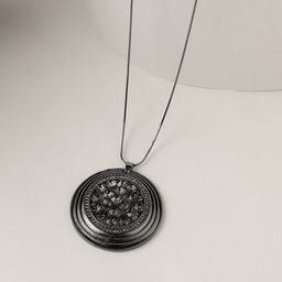 SOHI Silver Plated Chain with Pendant-image-8