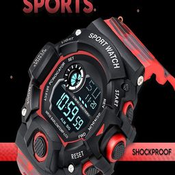 Hala Men Solid Round Tang Regular Digital Watch-G90-2 image 3