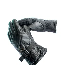 Alexvyan Men Patterned Winter Non-Slip Riding Gloves-image-34