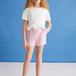 GRIMELANGE Girls Mid-Rise Pure Cotton Shorts-image-28