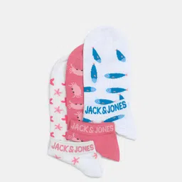 Jack & Jones Men Pack Of 3 Patterned Ankle Length Socks-25