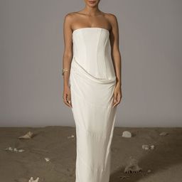 Bee Boe Strapless Maxi Dress-image-75