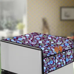 The Furnishing Tree Multi Plastic Refrigerator Cover-image-88