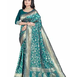 Moda Rapido Woven Design Pure Silk Kanjeevaram Saree-picture-28