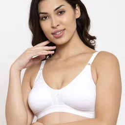 Prag & Co White Solid Non-Wired Non Padded Everyday Bra AB20442BW-picture-36