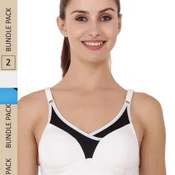 Floret Pack Of 2 Colourblocked Heavily Padded Push-Up Bra-picture-51