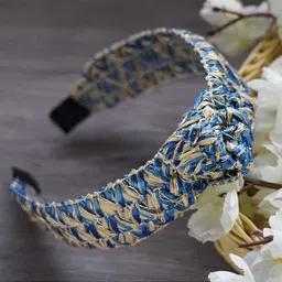 MIZORRI Women Blue & Black Hairband-picture-44