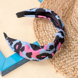 Jewelz Women Blue & Black Printed Hairband-image-74