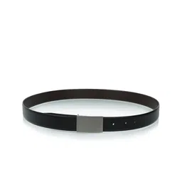KEZRO Men Black Textured PU Formal Belt-picture-17