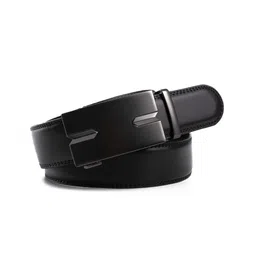 CONTACTS Men Black Leather Belt-image-75