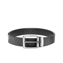 WildHorn Men Black Solid Leather Belt-image-40