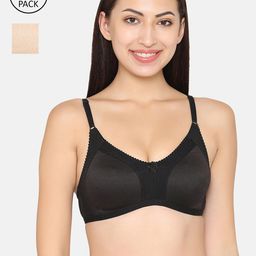 Clovia Pack of 2 Solid Non-Wired Non Padded T-shirt Bra COMBRC73632B-picture-34