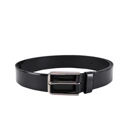 BuckleUp Men Black Leather Formal Belt-image-92