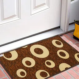 Kuber Industries Brown & Beige Printed Anti Skid Floor Mat-picture-44