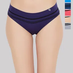 C9 AIRWEAR Women Pack Of 6 Striped Seamless Bikini Briefs-image-89