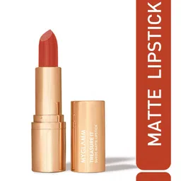 MyGlamm Treasure IT Suede Long Wear Matte Lipstick with Vitamin E - Bold Love 08-11