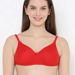 Berrys Intimatess Red Lightly Padded Bra-image-67
