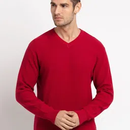 Status Quo Men Red Pullover-image-42
