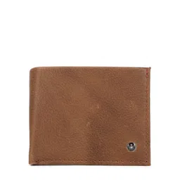 Louis Philippe Men Brown Textured Leather Two Fold Wallet-42