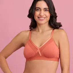 Nykd Medium Coverage Non Padded Super Support Cotton Everyday Bra- All Day Comfort-16