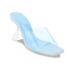 SHUZ TOUCH Square Toe Block Heels-26