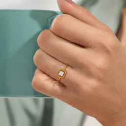 KISNA DIAMOND AND GOLD JEWELLERY Women 18 Kt Ring Diamond 1.17 g-picture-31