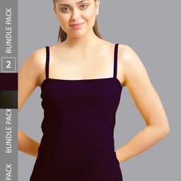 FBAR Pack Of 2 Non-Padded Pure Cotton Camisoles-picture-42