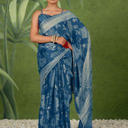 KALINI Floral Printed Saree-image-52