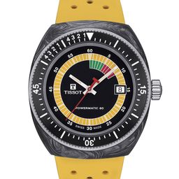 TISSOT Unisex Dial & Textured Straps Analogue Automatic Motion Powered Watch T1454079705700-53