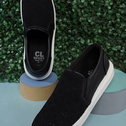 Carlton London sports Women Woven Design Slip-On Sneakers-image-68